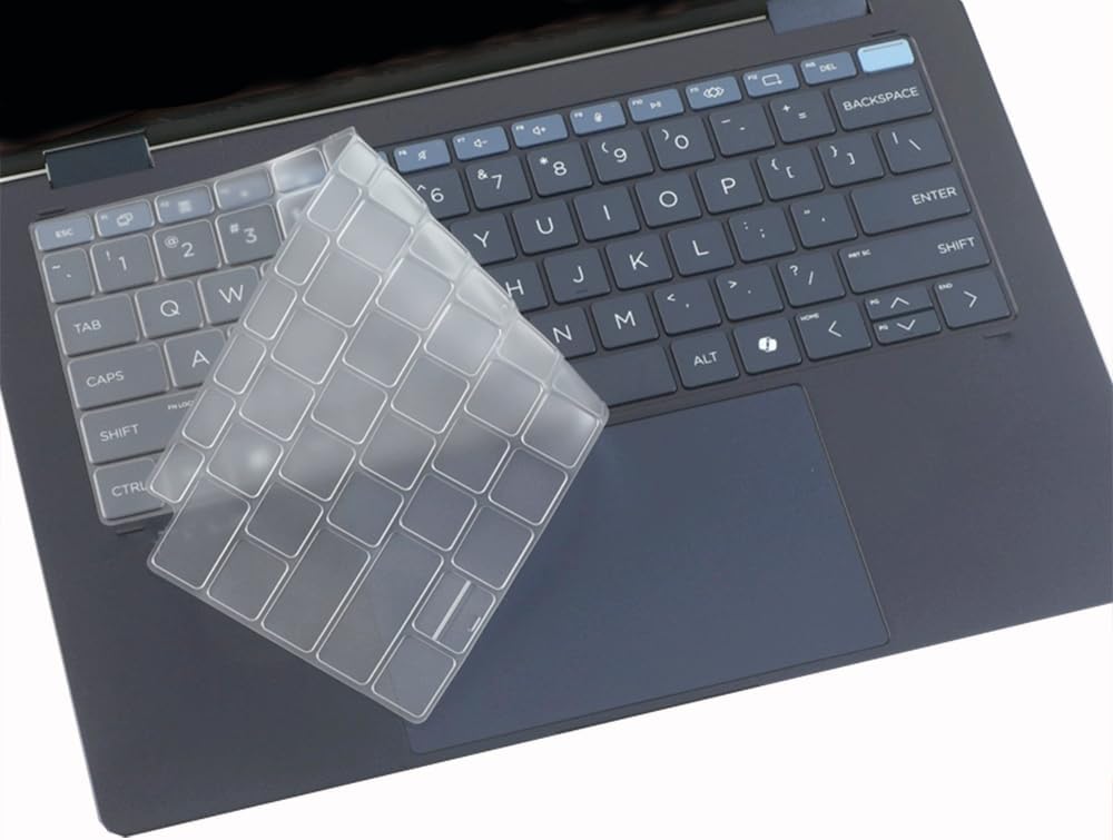 कीबोर्ड स्किन 2024 2025 HP OmniBook Ultra Flip AI 14" 14t-fh000, 14-fh 14-fd सीरीज़, HP Spectre x360 2-in-1 16" 16-aa 16t-aa सीरीज़, HP EliteBook Ultra G1i 14" नोटबुक (क्लियर) के लिए संगत