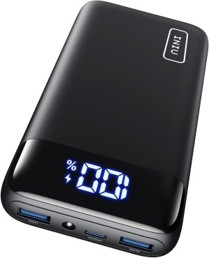 INIU पोर्टेबल चार्जर, 22.5W 20000mAh USB C इन और आउट पावर बैंक फ़ास्ट चार्जिंग, PD 3.0+QC 4.0 LED डिस्प्ले फ़ोन बैटरी पैक iPhone 16 15 14 13 Pro Samsung S23 Google iPad टैबलेट आदि के साथ कम्पैटिबल