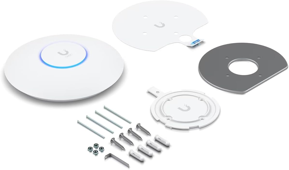 Ubiquiti U6+ डुअल बैंड IEEE 802.11 a/b/g/n/ac/ax 3 Gbit/s वायरलेस एक्सेस प्वाइंट