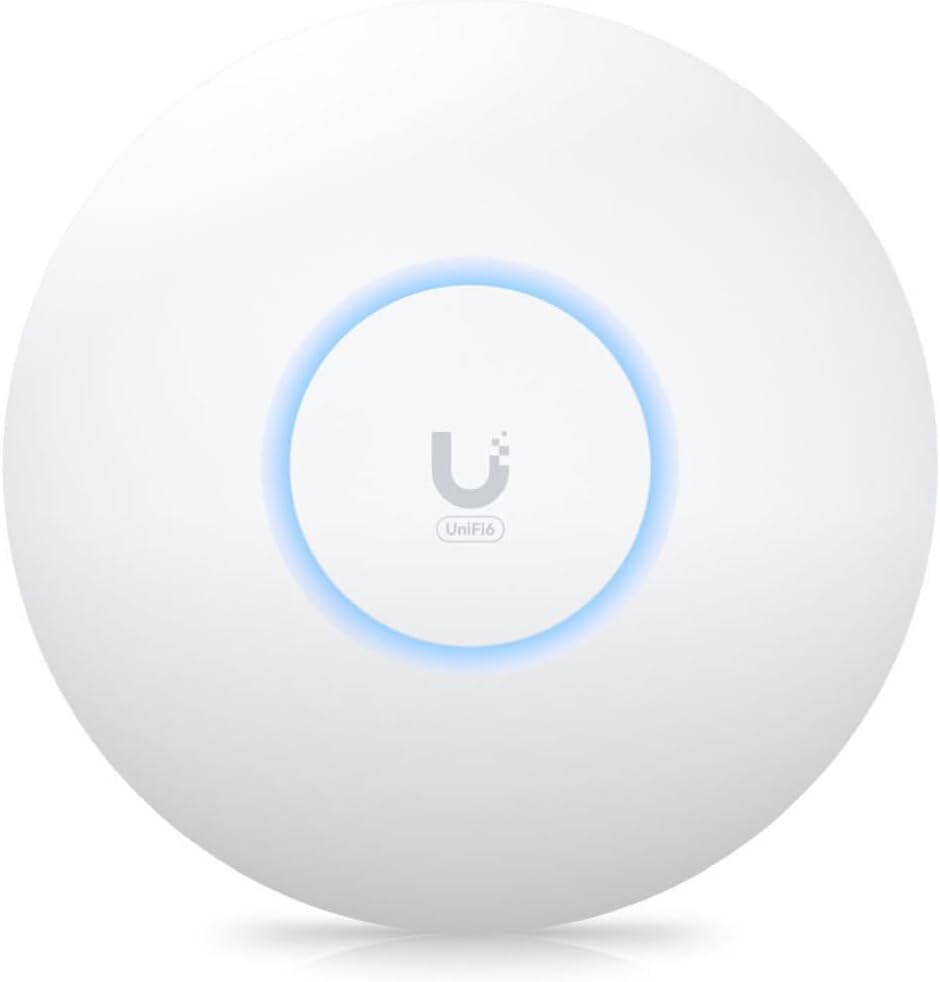 Ubiquiti U6+ डुअल बैंड IEEE 802.11 a/b/g/n/ac/ax 3 Gbit/s वायरलेस एक्सेस प्वाइंट