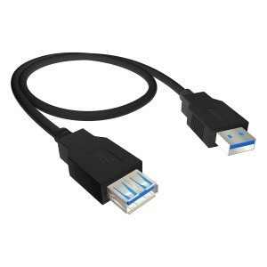 AGARO USB एक्सटेंडर, USB 3.0 एक्सटेंशन केबल मेल टू फीमेल USB केबल हाई-स्पीड 5GBps डेटा ट्रांसफर वेबकैम, गेमपैड, कीबोर्ड, माउस, हार्ड ड्राइव, Xbox, लैपटॉप/PC/Mac/प्रिंटर के साथ कम्पैटिबल, 2 मीटर